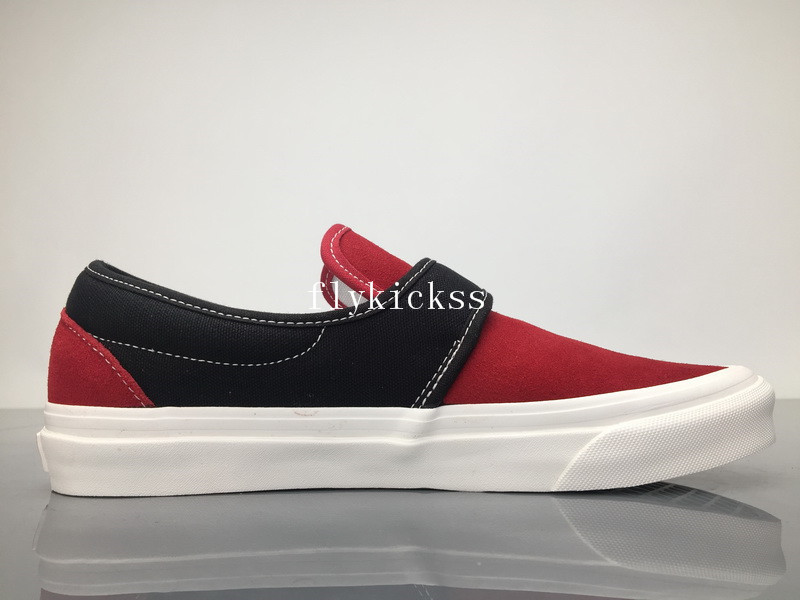 Fear of God x Vans Slip-On VN0A3MQ5NP4H Red